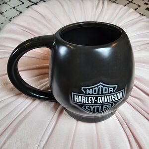 Harley-Davidson Motorcycle Black Skull Ceramic Mug, 2018 Collectible Coffee Mug